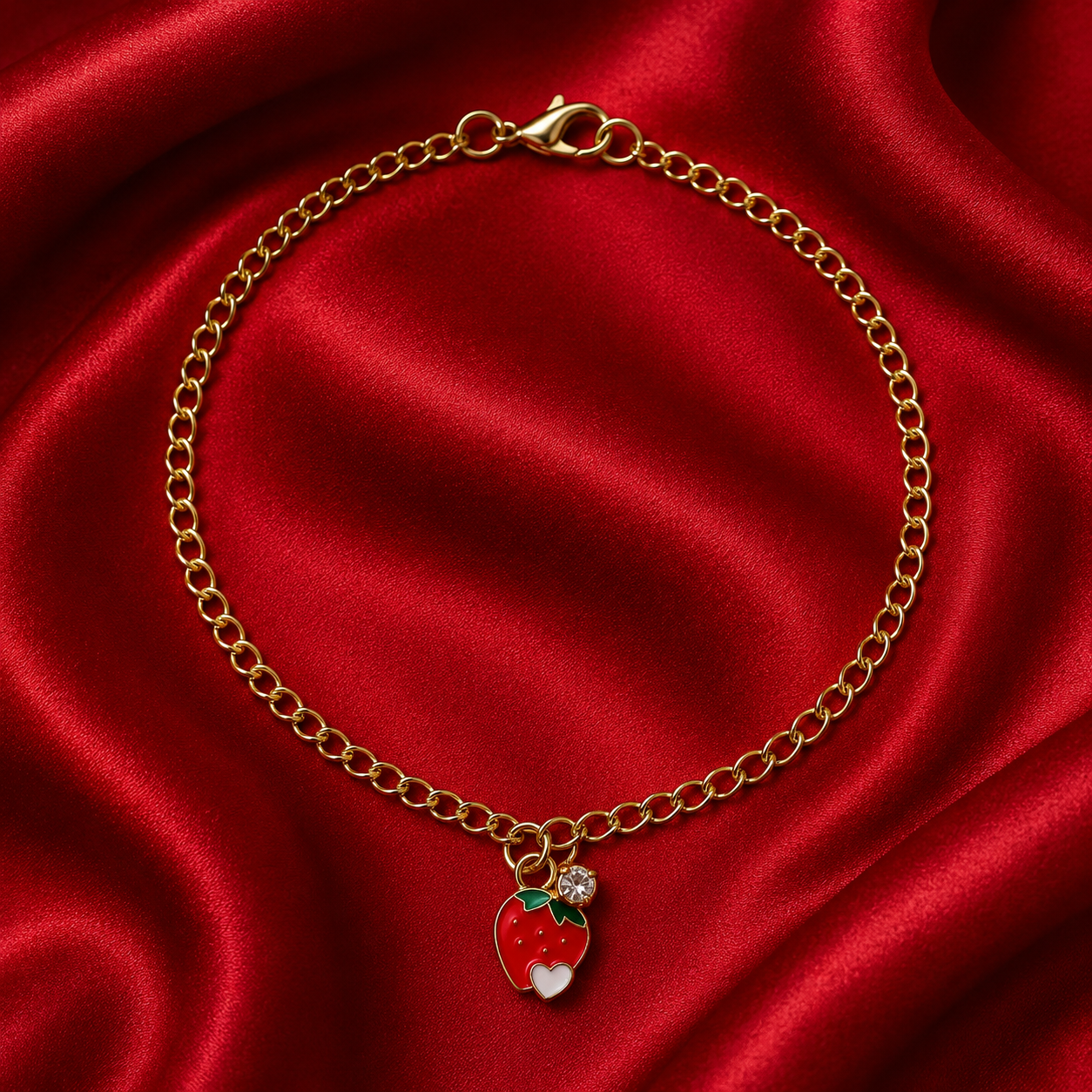 Strawberry Sweet Anklet