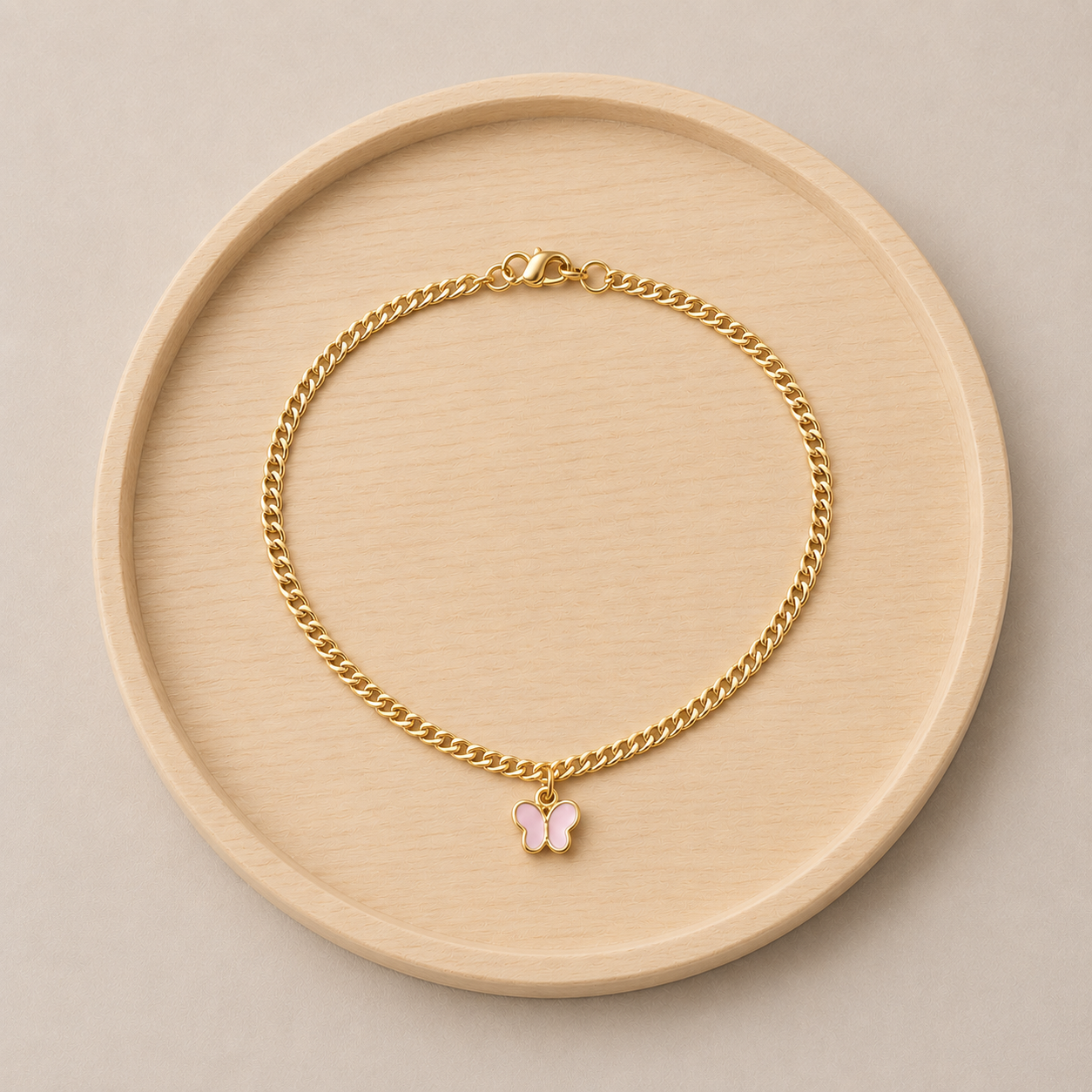 Pretty in Pink Anklet