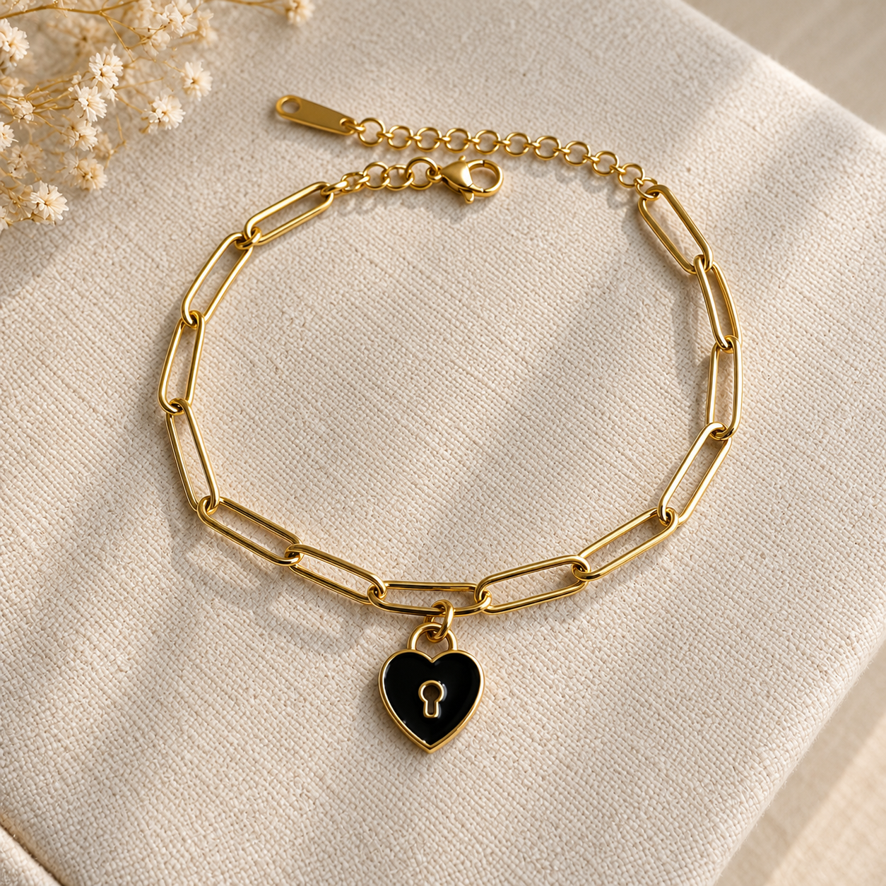 Midnight Keyhole Bracelet
