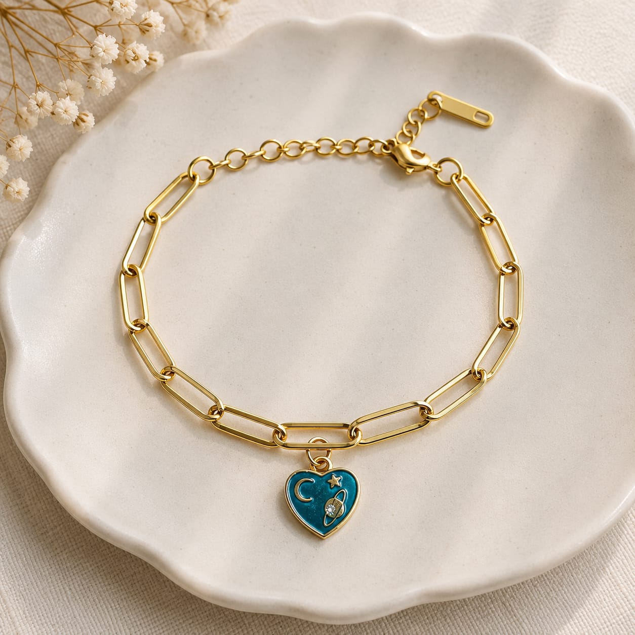 Cosmic heart Bracelet