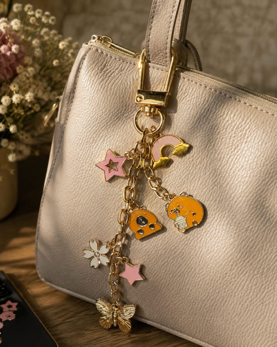 Capybara Cuteness Keychain