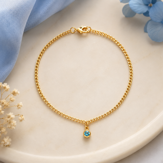 Blue Lagoon Anklet