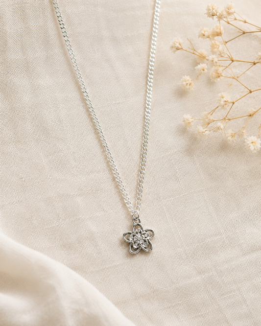 Shimmering Blossom Necklace