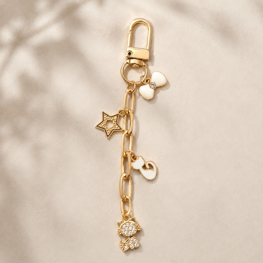Whiskers & Wishes Keychain