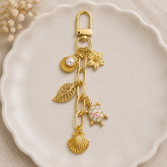 Ocean Blossom Keychain