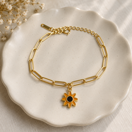 Golden Petals Bracelet