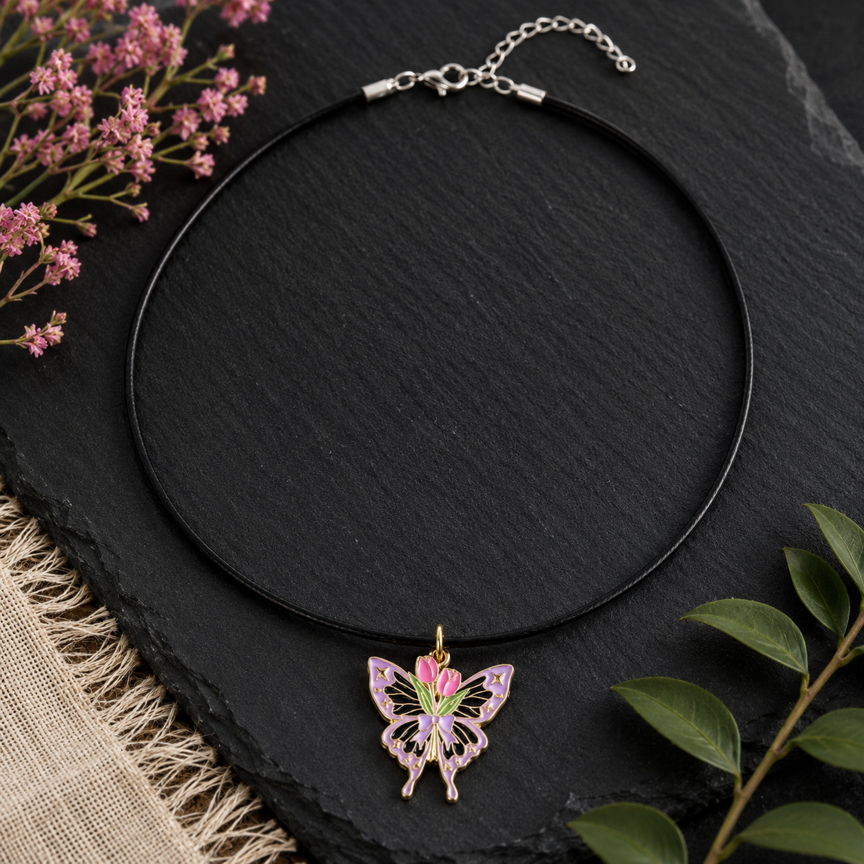 Tulip Wings Necklace